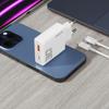 GaN 30W USB-A - USB-C Wall Charger with USB-C Cable - White