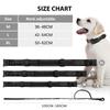 Tactical Dog Collar Leash Set Nylon Material Durable Dog Collar Reflective Leash Pet Training Dog Collar Large Dog Leash Set