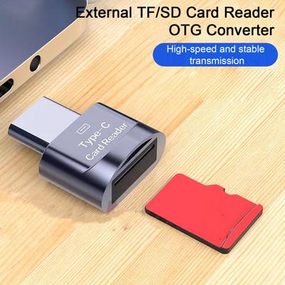 Otg Card Reader High-Speed Reader Type-C To Smart Sd Adapter Stable Memory Card Phone Accessories