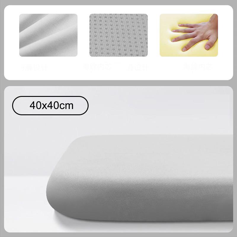 Traagschuim Ijszijde Elastische Stof Zitkussen Zacht Bureaustoelkussen Autostoelkussen Voor Lang Zitten Lendensteun Pijnverlichting