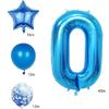 3rd Birthday Decorations Party Supplies,Blue Number 3 Balloon,40 Inch Giant Foil Mylar 3rd Birthday Balloons Decorations for Boy Girl,Large Helium