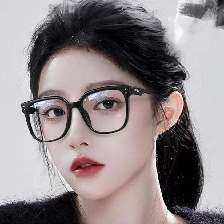 „Trendige große quadratische Blaulichtfilterbrille für Damen und Herren – Modische Brillen für Kurzsichtige“