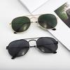 Metal Polarized Sunglasses Large Frame Men's Driving Sunglasses Double Beam Personalized Sunglasses Women