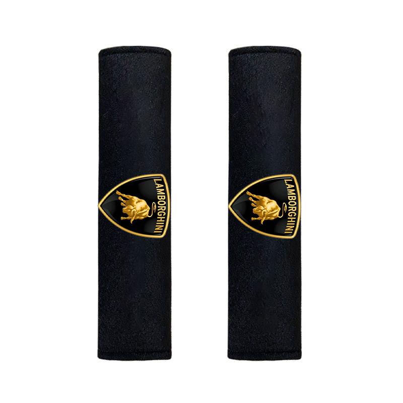 Car Seat Belt Safety Belt Shoulder Cover Breathable Protection Seat Belt Pads For Lamborghini Urus Huracan Aventador Premium