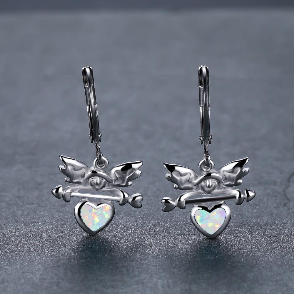 Personalized Cupid Heart Shaped Earrings Are Versatile Exquisite and Luxurious Earrings