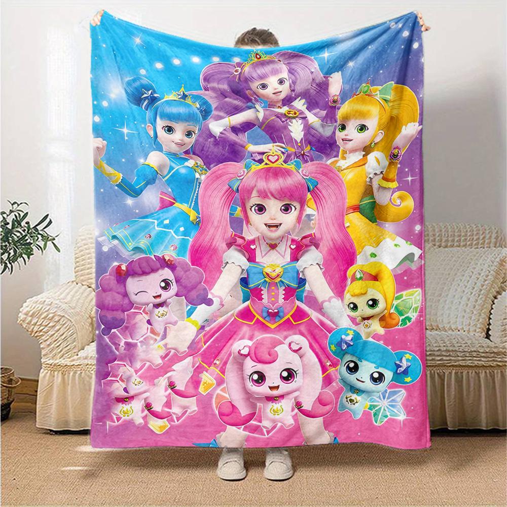 1pc Catch Teenieping Magic Sweethear (5) Blanket, Gift, for Men and Women, Soft Blanket, Good for Sofa Bed Couch Travel, Lightweight Flannel Blanket