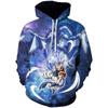 Spring And Autumn Casual Animation Sweater Dragon Ball 3D Digital Printing Hooded Pullover Sweater