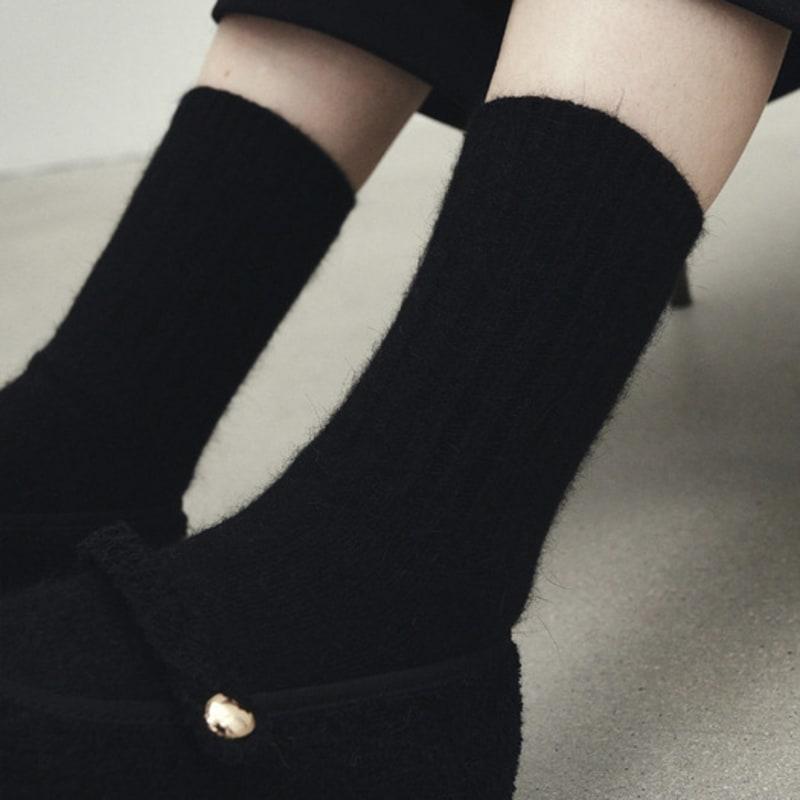 LOEIL Basic Pastel Angora Socks - 5 colors