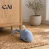 Weighted Door Holder Sand Filling Whale Doorstop, Plush Sea Animal Decorative Stopper, Heavy Duty Fabric Stopper for Home Bedroom