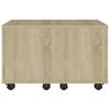 Vidaxl Couchtisch, Sonoma-Eiche, 60x60x38 cm, Holzwerkstoff