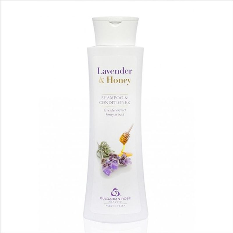BULGARIAN ROSE Lavender & Honey Shampoo Conditioner 400ml FREE