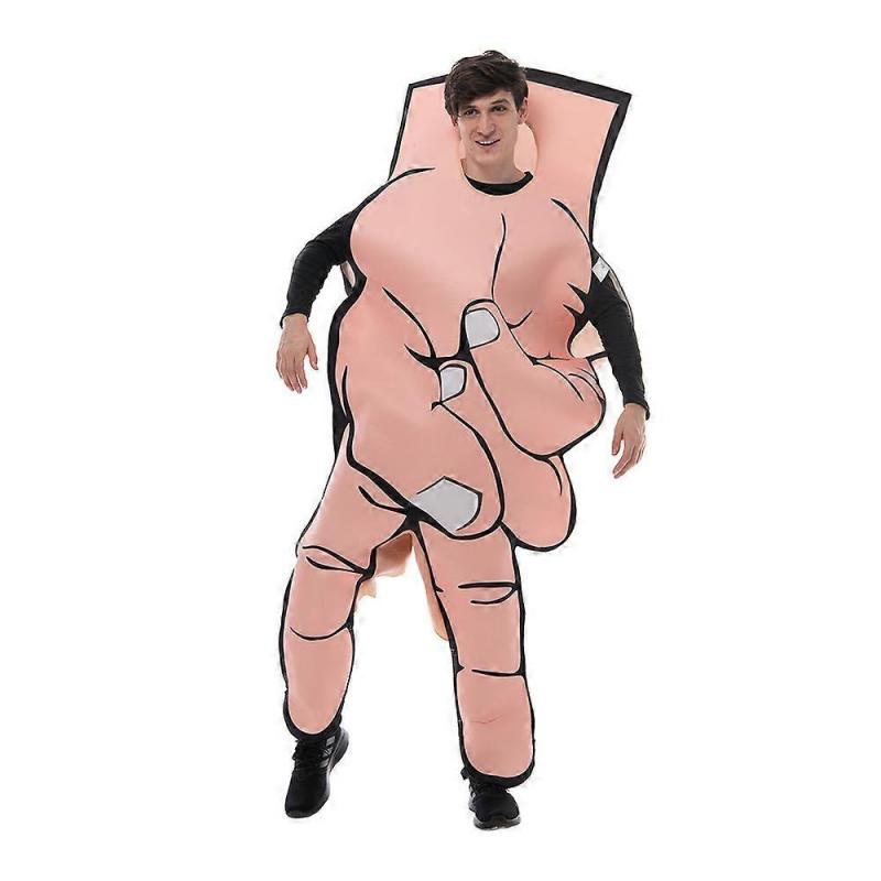 Disfraz de Halloween Aterrador Manos de Tijera Humanas Forma de V Esponja Atuendo para Actuación en Escenario Unisex Talla Única