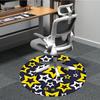 1pc Stars Night Office Round Area Rug, Indoor Mat Suitable For Office, Under Office Chairs Bedroom Living Room Home Decor, Room Deco