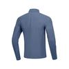 Skechers Lightweight Stand Collar Zip Comfortable Long Sleeve Jacket Men Jackets Indigo P225M100-0479