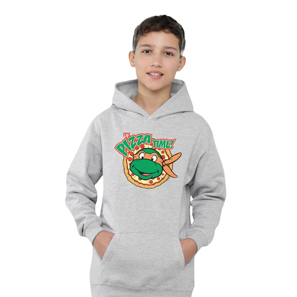 TMNT Childrens/Kids Pizza Time Pullover Hoodie