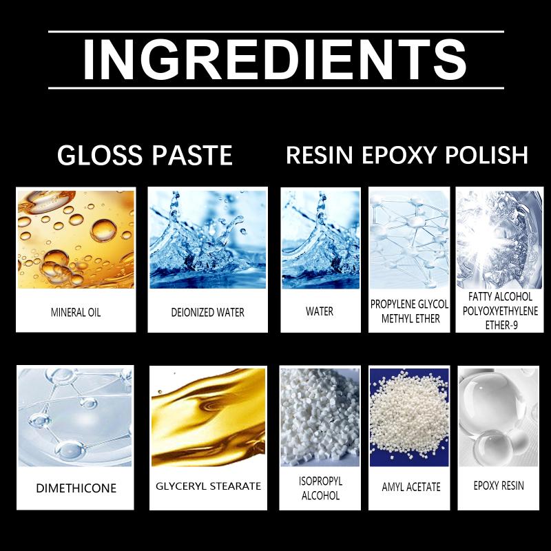 Resin Polishing Compound Kit for Epoxy Desktop Arts Smooth Scratch Removal Set Home Decoration Projects