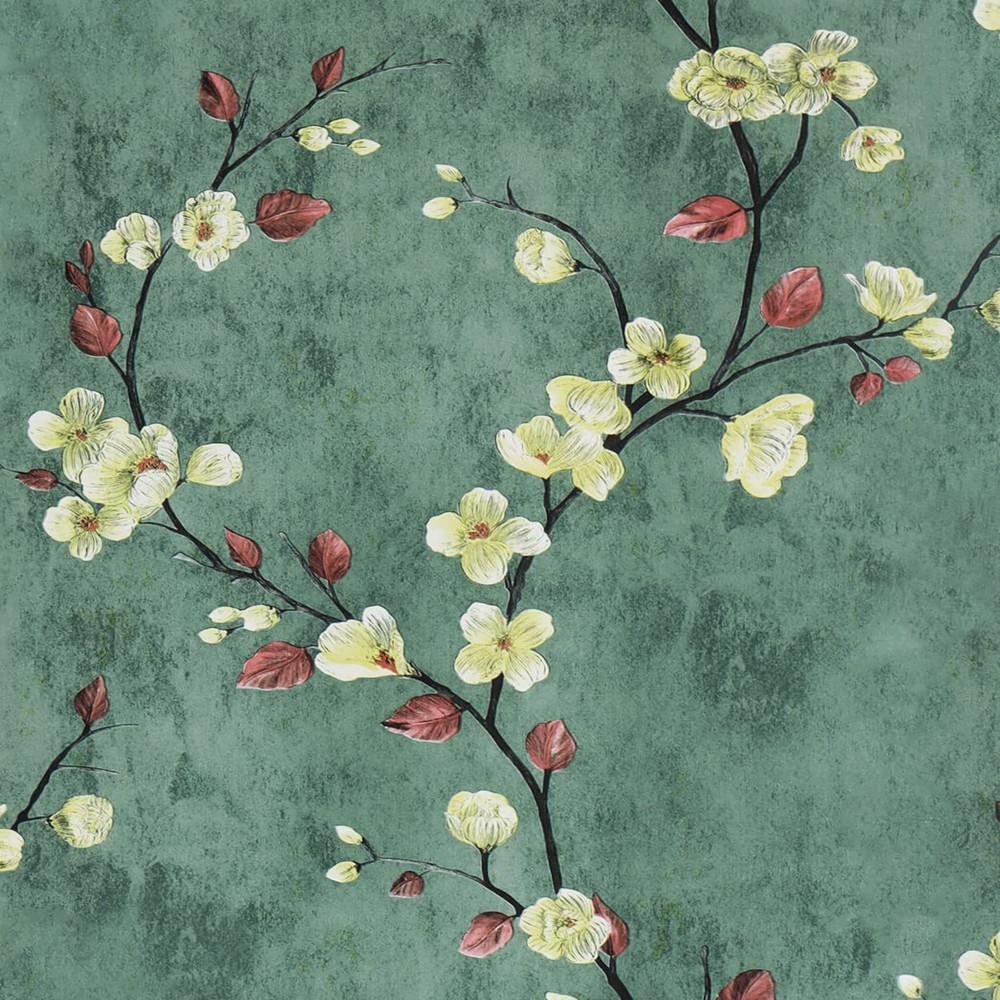 Vinyl Green Leaf Peel and Stick Wallpaper Self Adhesive Contact Paper Removable Waterproof Wallpaper For Furniture Renovation