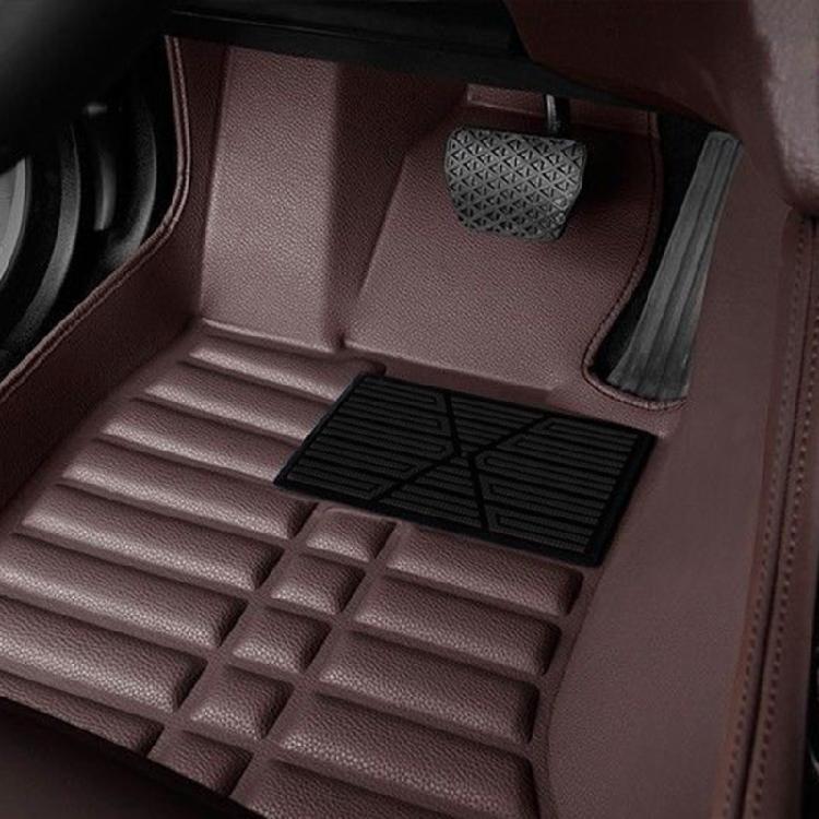 Rectangle Rug Mat for Driver Side 23x15cm Anti-skid Carpet Foot Heel Pad