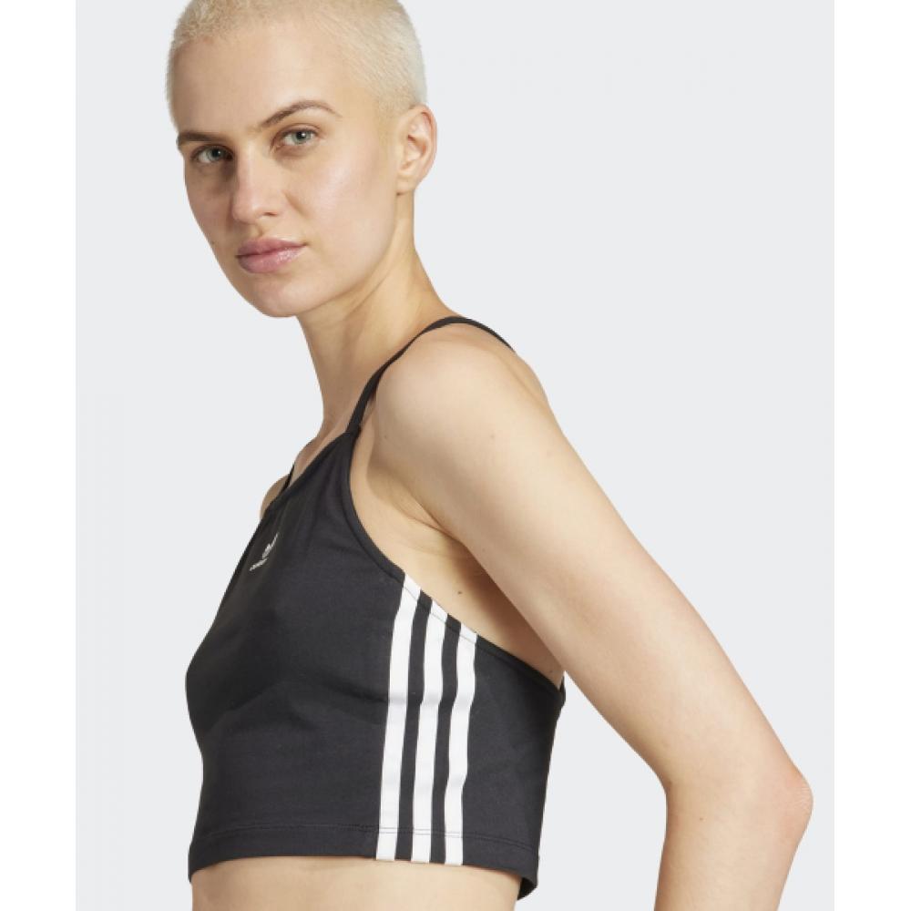 adidas 3s Crop Top Black Iu2405