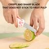 Faltbarer Kartoffelschäler 2-in-1 Edelstahl Klein Küche Lebensmittel Schäler Tragbares Birnenschäler Werkzeug Multifunktions-Schälmesser Camping