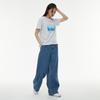 LAP One-Pleat Long Wide Denim Pants Aq1Dp264