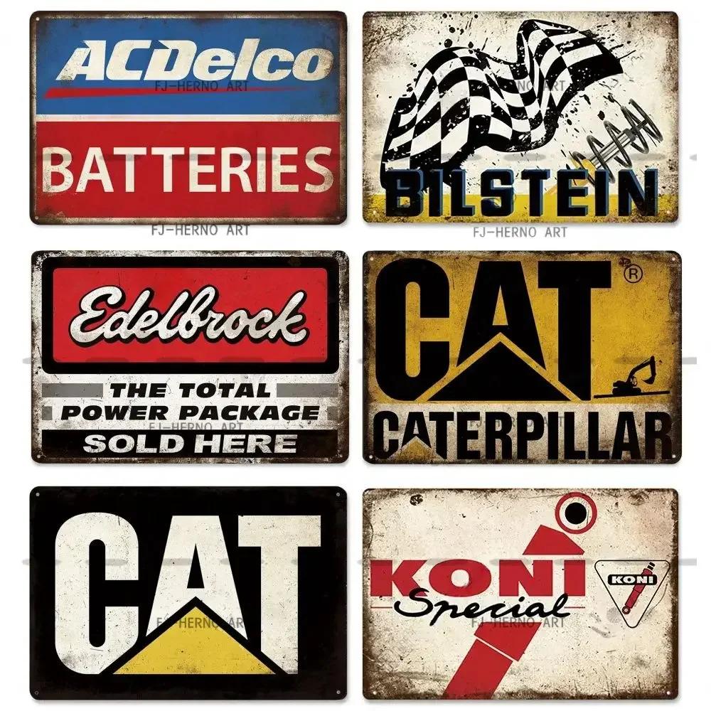 Vintage Auto Parts Metal Tin Sign Decorative Plaque Wall Garage Farm House Bar Man Cave Car Club Decoration Tool Parts Decor