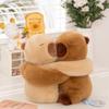 4 Styles Funny Magnetic Hugging Animal Plush Toys Fluffy Elephant Bear Capybara Rabbit Doll Creative Detachable Toys Room Decor