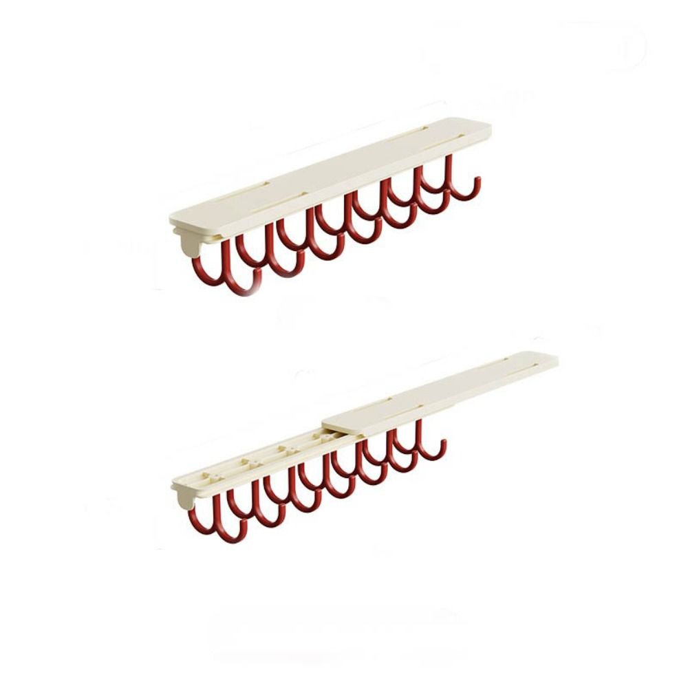 Plastic Underwear Storage Hanger Large Capacity Lingerie Slide Hanger Closet