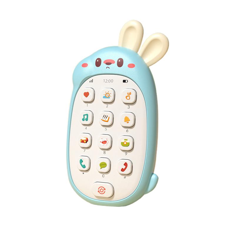 Children'S Rabbit Toys Mobile Phones Baby Chewable Puzzle Multifunctional Music Phone Male And Female Without Battery