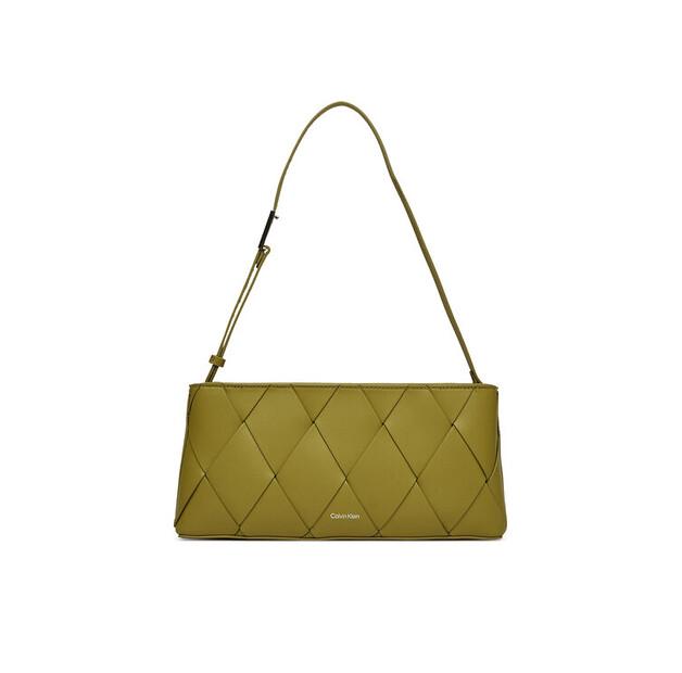 Сумка Calvin Klein Calvin Klein Ck Woven Elongated Shoulder Bag K60K612992 зелёный