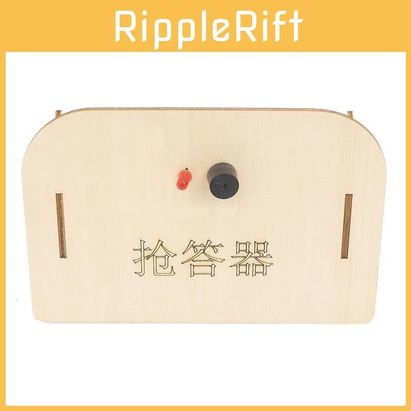 Wooden Diy Electric Science Quiz Responder Training Kit For Kids