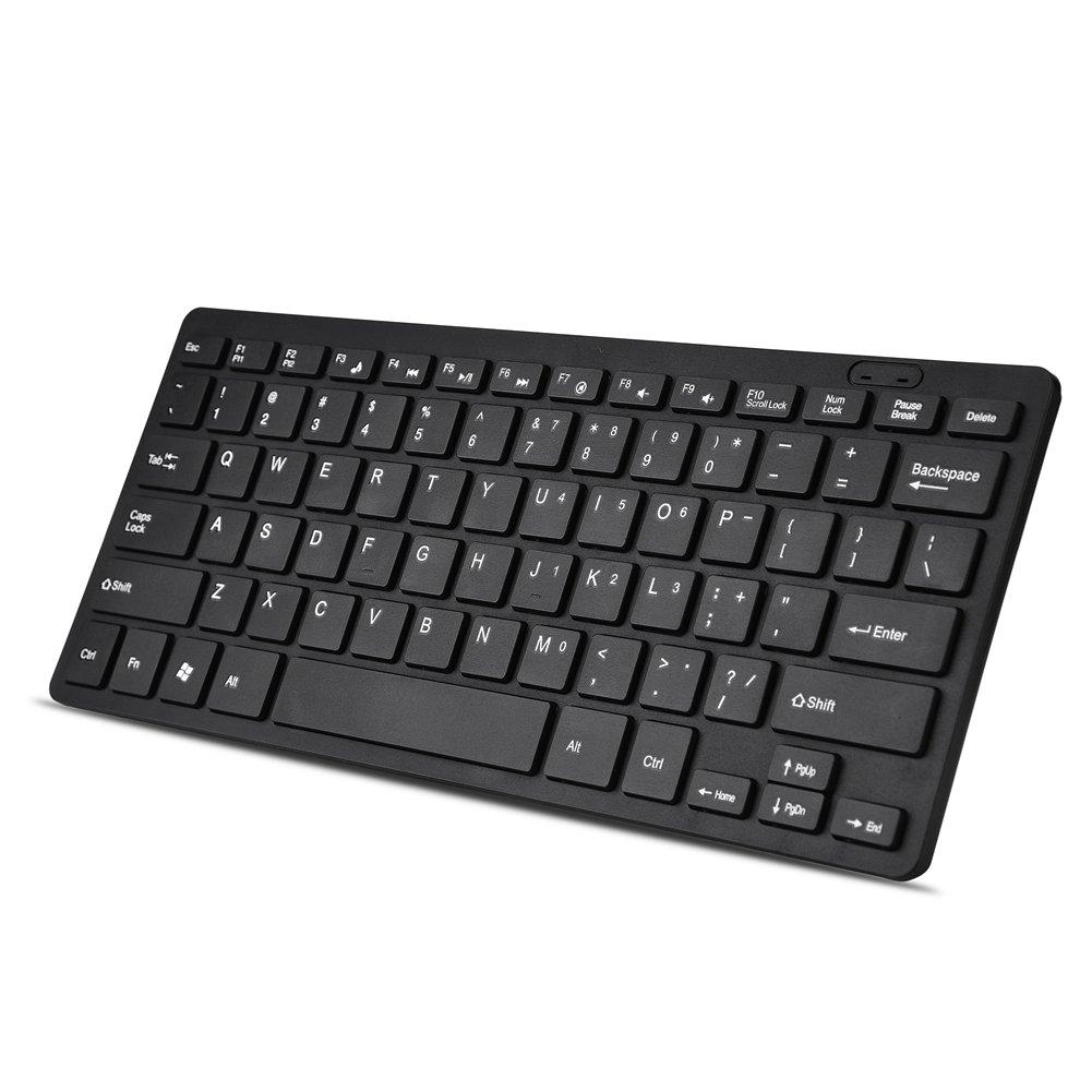 [Wired Keyboard] 78-Key Ultra-Slim Mini USB Wired Keyboard for Desktop PCs and Laptops, Ultra-Thin Keyboard with High Performance and Sensitivity