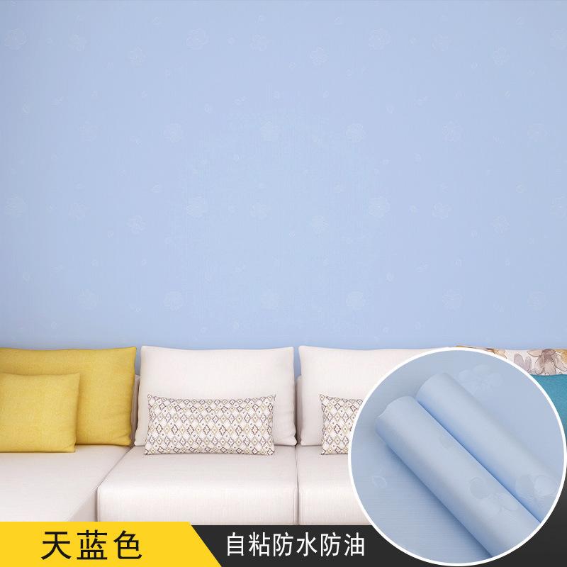Wallpaper Self-Adhesive Furniture Renovation Stickers Solid Color Background Wall Stickers For Wall Decoration PVC Waterproof