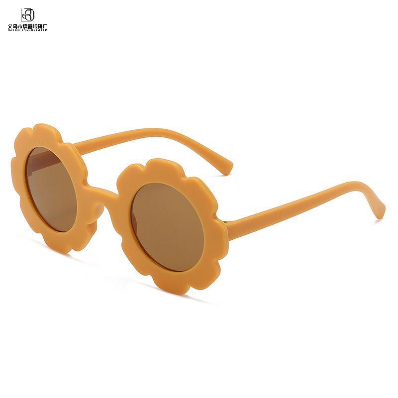 Travel Sunscreen Uv Protection Trend Baby Sunglasses Sunflower Sun Protection Uv Protection