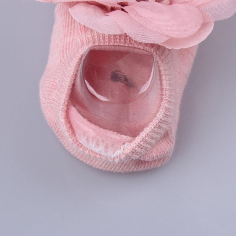 Lace Headband & Socks for Baby Unisex Boy Girl Elastic Headdress Anti-Skid Floor Socks Gender Neutral Heads Accessories