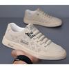 Fashion New Cowhide Hollow Platform Shoes for Man Designer Casual Soft Sole Male Sports Shoes Fashion Spring Autumn Sports Man Shoes