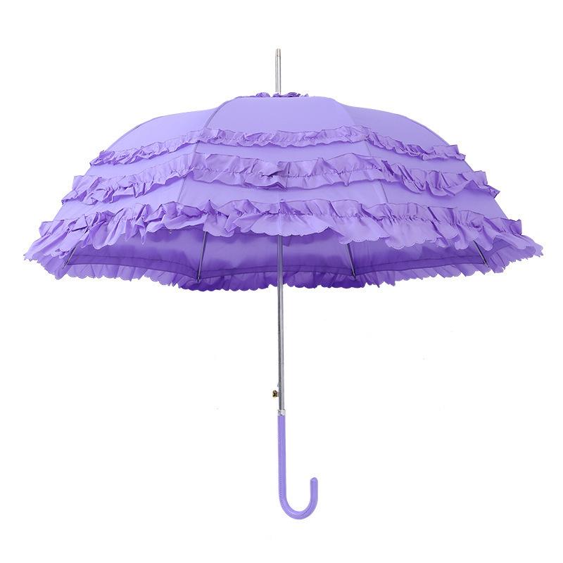 Lolita Princess Retro Lace Sun Protection Cosplay Parasol for Women