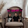 Rock Band B-Blink 182 Cushion Cover Pillowcase Upholstery Sofa Throw Pillow Home Decor Pillowcas