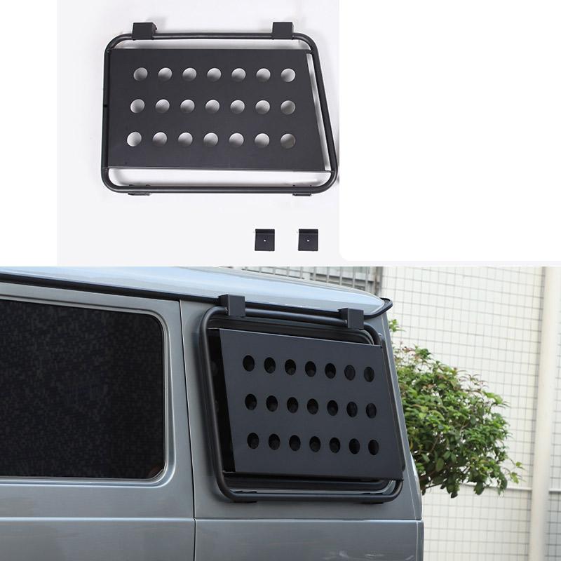For Mercedes Benz G Class W463 2004-2018 Aluminum alloy Car Rear Side Window Armor Hanging Bag Holder Car Exterior Accessories