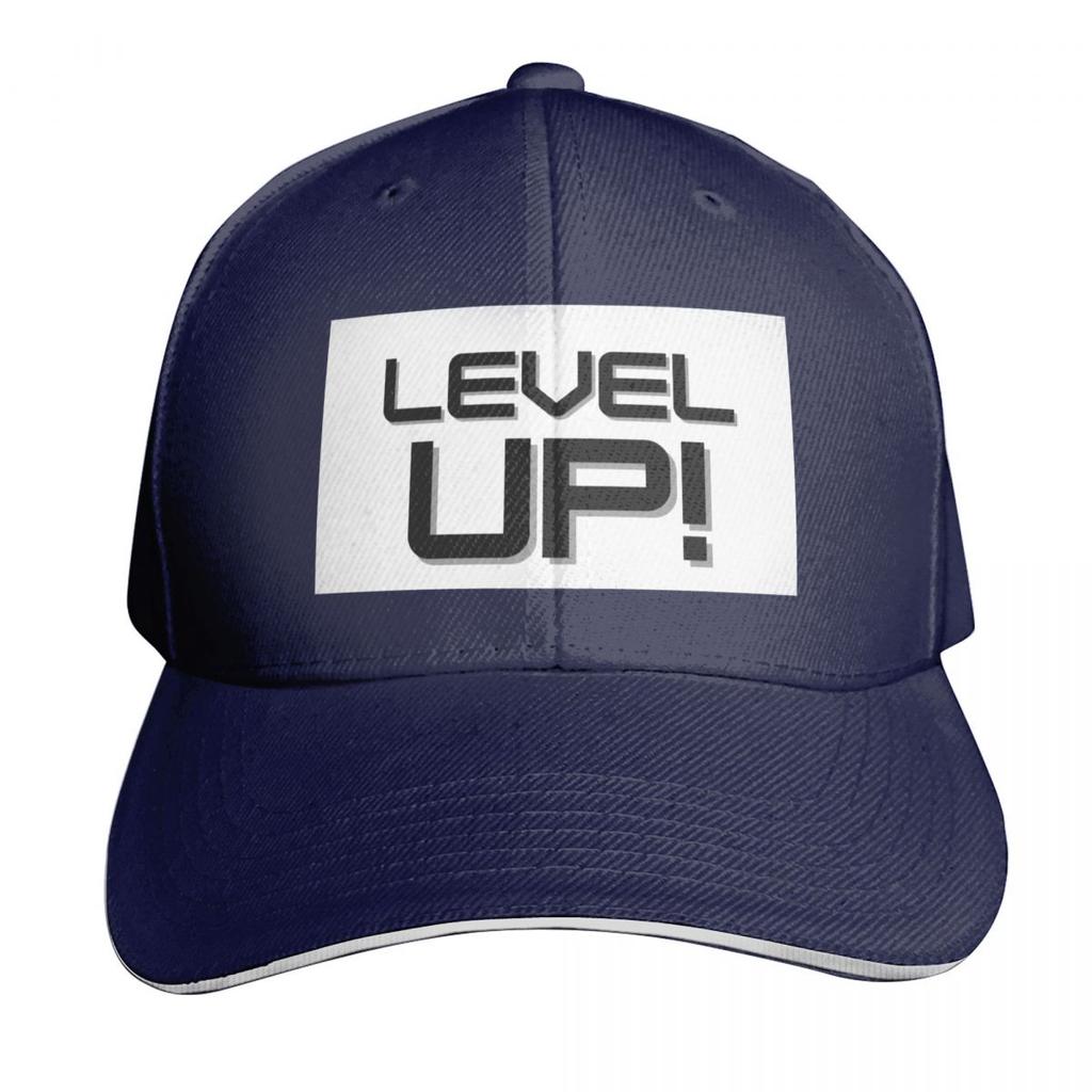 Level Up Baseball Cap cute Hat Unisex For The Sun Sun Hat For Children Luxury Unisex Hat Golf Unisex Womens