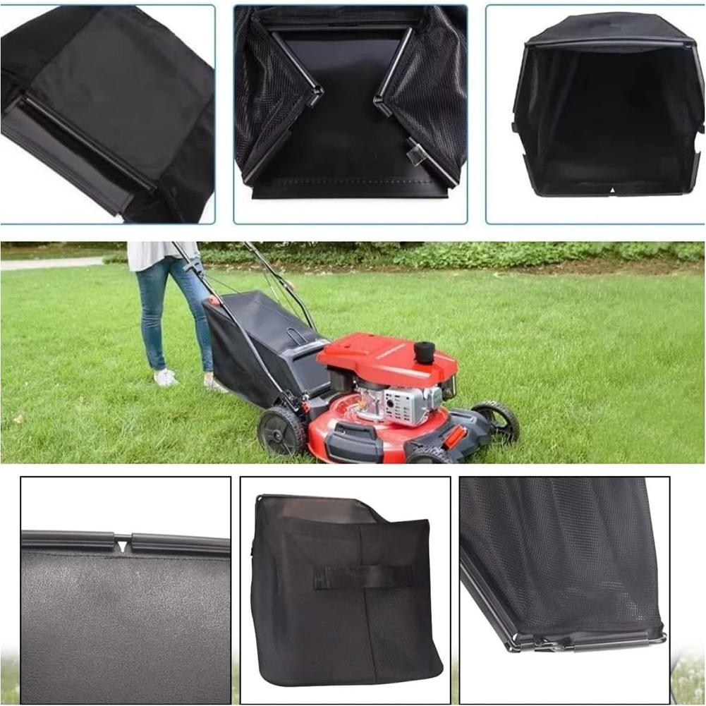 Wie abgebildet: Grasfangsack für Rasenmäher, langlebiger 21-Zoll-Sack, effektive Grasaufnahme