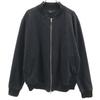 Check Pattern Blouson M Gray Men's Used