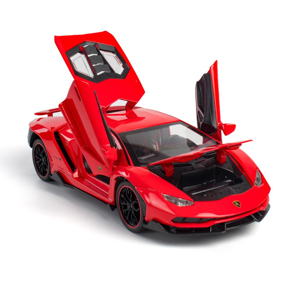 1/24 Diecast Lambor 770 High Simulation Alloy Sports Car Model Sound Super Racing Hot Car Wheel Children Gift Miniature Car
