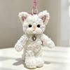 Devin Soft Plush Cat Keychain With Pp Cotton Filling For Bag Decor And Collection