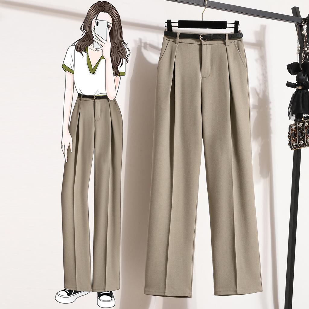 Dimanaf Plus Size Summer Long Pants Women Elastic Waist Casual Loose Vintage Pants New Solid Harem Pants