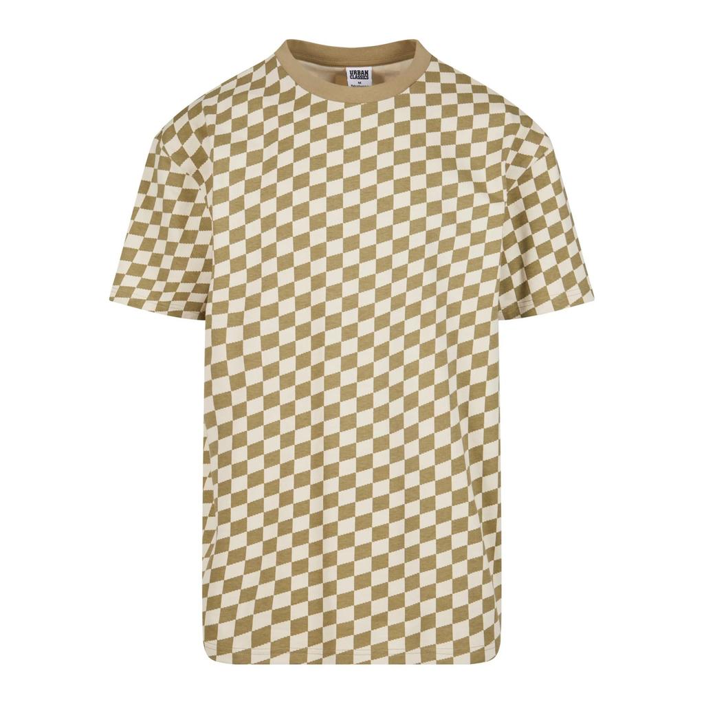 Urban Classics Mens Checked Oversized T-Shirt