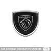 Metal Car Emblem Window Trunk Decorative Decals Auto Sticker Accessories For Peugeot 107 106 205 4008 301 607 407 508 2008 5008