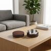 Elegant Wooden Holder with Windproof Lid and Steel Lining