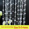 11mm UFO Disc Acrylic Beaded Curtain for Wedding Décor, Ceiling Hanging, and Aisle Runner.