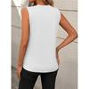 Summer New Style Solid Color Round Neck Sleeveless Loose T-shirt Vest Shirt